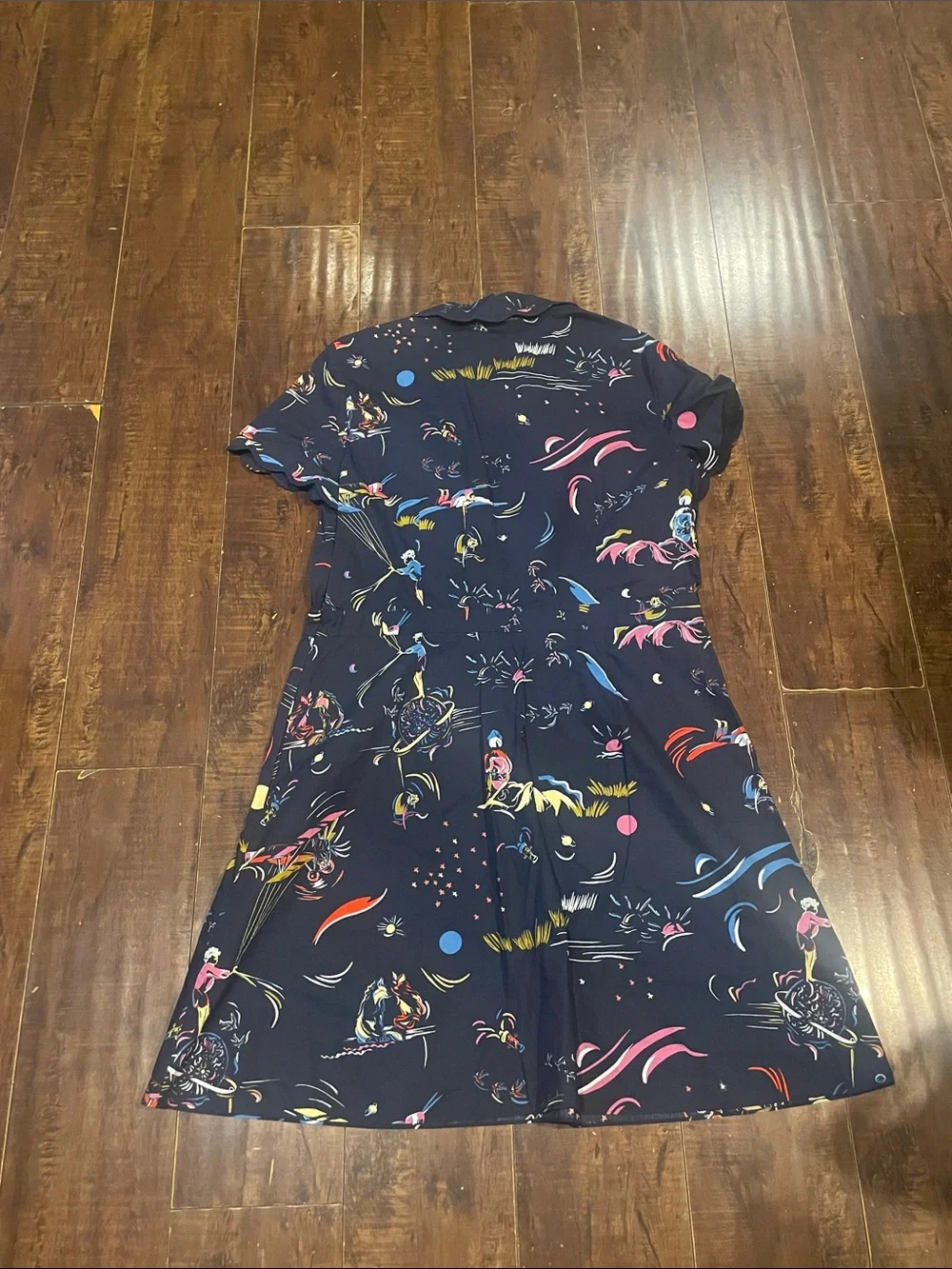 Tory Burch Scalloped Edge Shirtdress